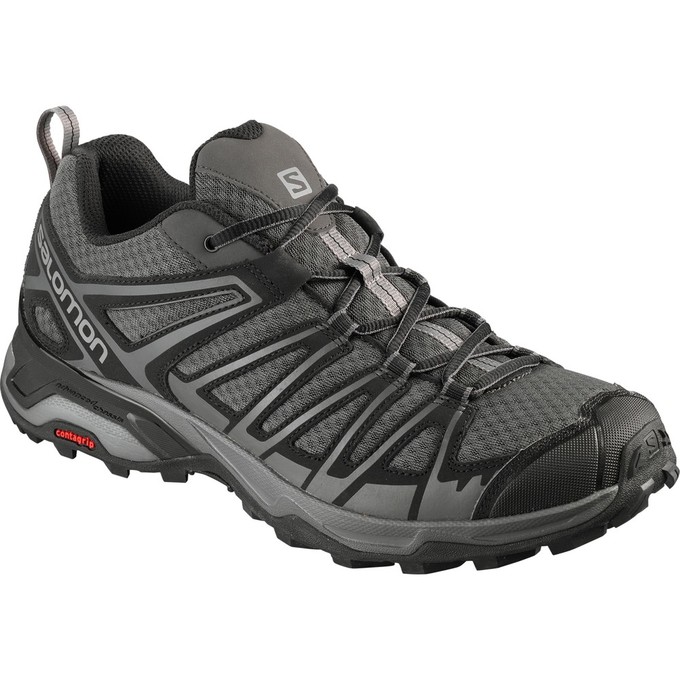 Salomon X ULTRA 3 PRIME Zapatillas Trekking Hombre - Plateadas / Negras - Colombia (56812-WETY)